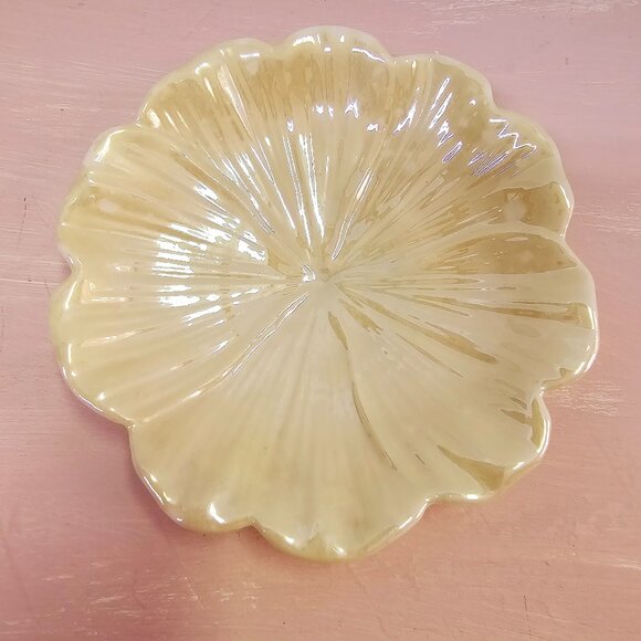 Belleek Porcelain Primrose Butter Plate, Vintage, 1955-65 - Picture 1 of 5